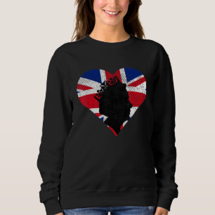 Forever Elizabet II Legend Queen British Crown Eng Sweatshirt