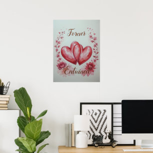 Forever Enchanted Twin Hearts Poster
