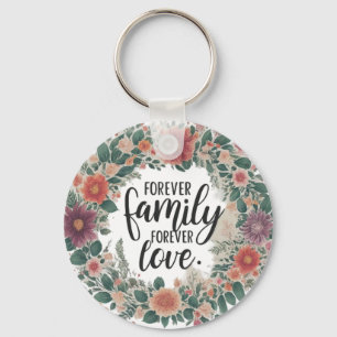 Forever Family, Forever Love Key Ring