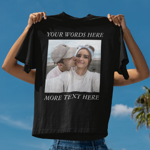 Forever Framed Custom Photo & Message T-Shirt