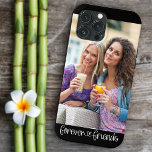 Forever Friends Heart Typography Vertical Photo iPhone 13 Pro Max Case<br><div class="desc">Cool photo iphone case with your own custom photo. A lovely photo gift with text overlay which reads "forever friends" in hand lettering and linked with a cute love heart. The photo template is set up for you to add your photo which will be displayed in portrait format so, if...</div>