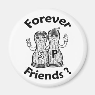 Forever Friends round magnet