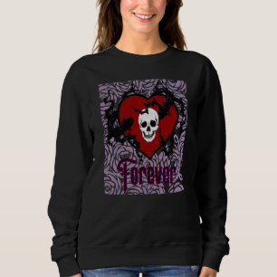 Forever Gothic Heart With Roses For Goths Sweatshirt