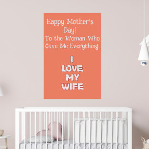 Forever Grateful: Happy Mother's Day With Love Poster