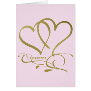 Forever Hearts Gold editable background colours