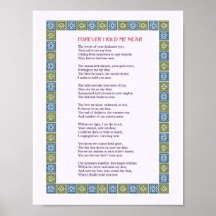 Forever Hold Me Near - A Love Poem - Print