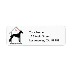 Forever Home Return Address Label