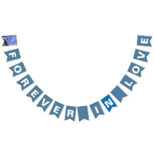 Forever in Love French Blue Wedding Bunting