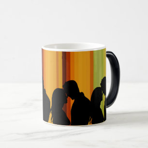 Forever in Love: Romantic Couple Silhouette Magic Mug