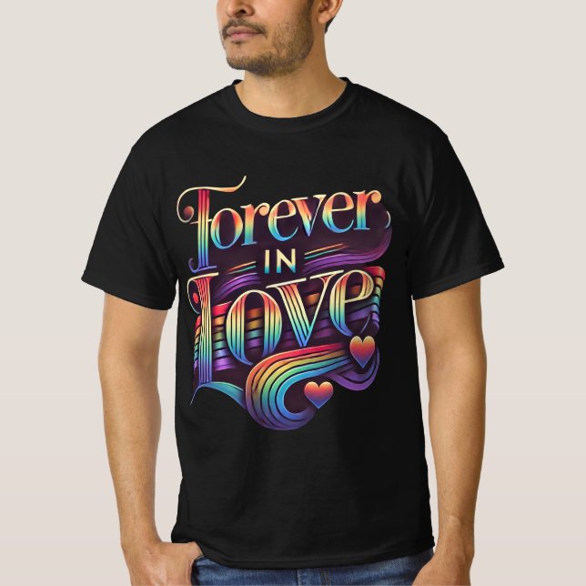 Forever in Love  Romantic Valentine’s Tee (Front)