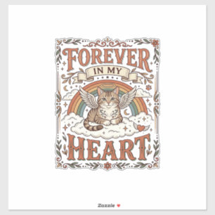 Forever In My Heart Cat Memorial Rainbow Bridge Vi