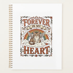 Forever In My Heart Cat Memorial Rainbow Bridge Vi Planner