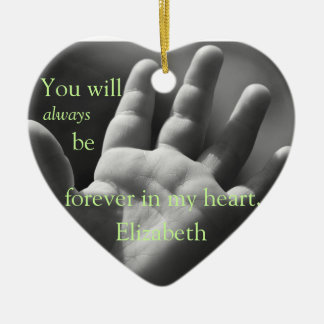 Forever in My Heart, Customised Ceramic Ornament