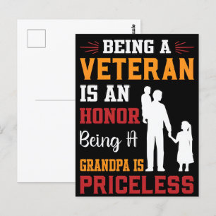 Forever in Our Debt—Happy Veterans Day Postcard
