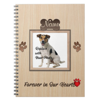 Forever in Our Heart Pet Loss - Dog Notebook