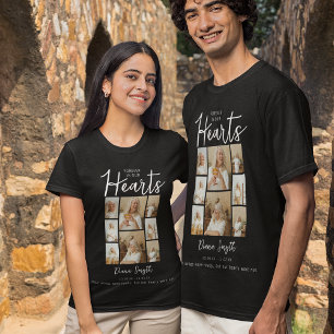 Forever In Our Hearts   8 Photo Collage Memorial T-Shirt