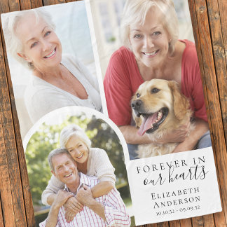 Forever in Our Hearts Arch Sympathy  Fleece Blanket