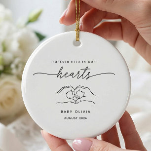 Forever in Our Hearts Baby Memorial Ornament