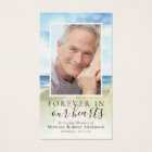 Forever in Our Hearts Beach Memorial Prayer Card
