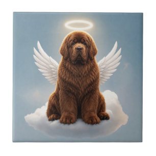 Forever in Our Hearts (brown) Ceramic Tile
