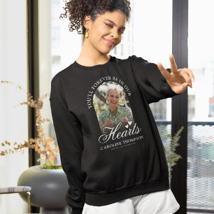 Forever in our Hearts Funeral Photo Arch Sweatshirt