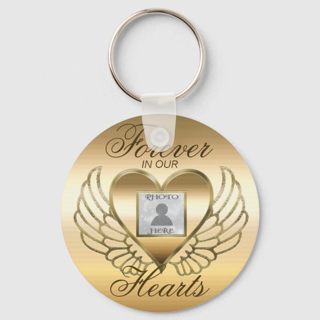 Forever in our Hearts Key Ring (Front)