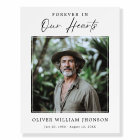 Forever In our hearts Memorial Board For Funeral