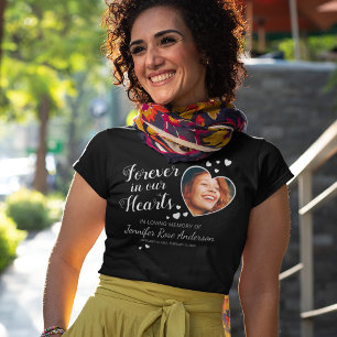 Forever in our Hearts Memorial Memory T-Shirt