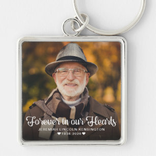 Forever in Our Hearts Memory Keepsake Key Ring