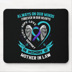 Forever In Our Hearts Mother In Law Suicide Awaren Mouse Pad