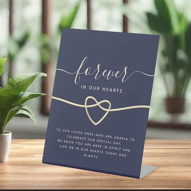 Forever in Our Hearts Pedestal Sign (Creator Uploaded)