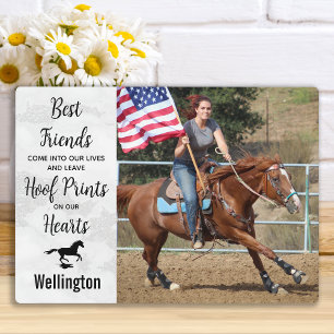 Forever in our Hearts Personalised Horse Memorial Plaque
