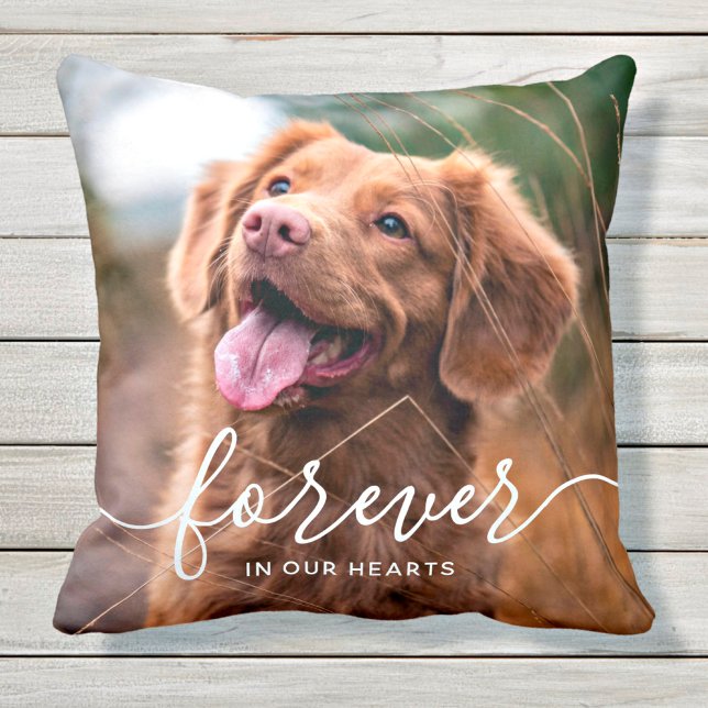 Forever in our Hearts Pet Dog Memorial Cushion (Creator Uploaded)