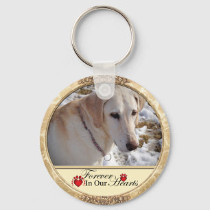 Forever in Our Hearts Pet Memorial Key Ring