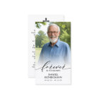 Forever in our Hearts Photo Prayer Card