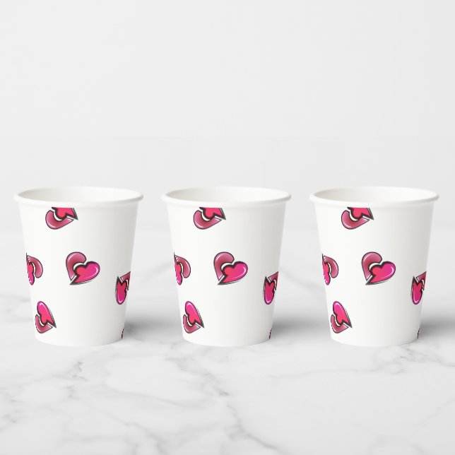 Forever Kinda Love Paper Cups (Multi)