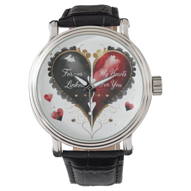 Forever Linked , My Heart Beats For You Watch (Front)