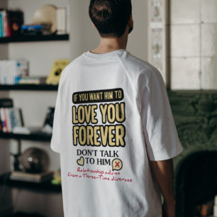 Forever Love Advice (From a Three-Time Divorcee) Tri-Blend Shirt