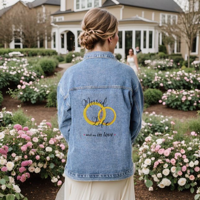 forever love denim jacket (Wedding Back)