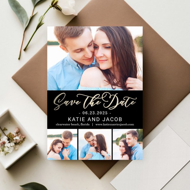 Forever Love EDITABLE COLOR Save The Date Card (Creator Uploaded)