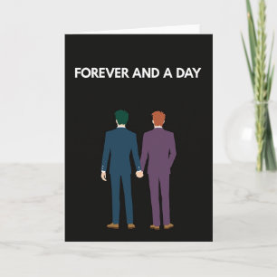 Forever Love Gay Couple Card