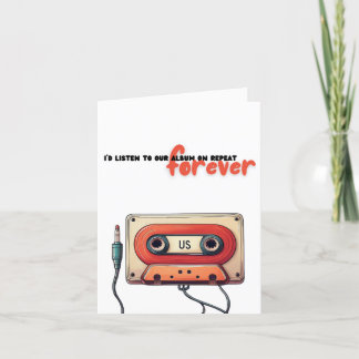 Forever Love Mixtape | Retro Cassette Valentine Invitation