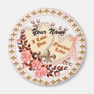 Forever Love wedding magnet