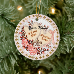 Forever Love wedding  ornament