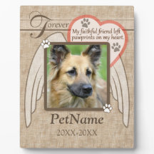 Forever Loved Angel Wings Pet Sympathy Custom