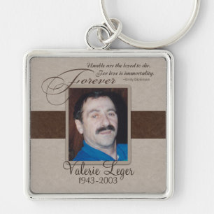 Forever Loved Custom Memorial Key Ring