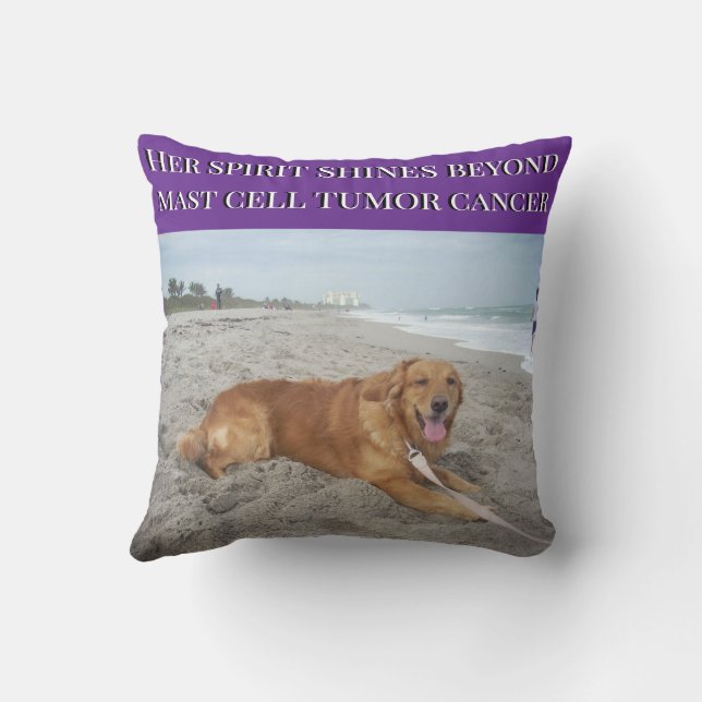 Forever Loved Mast Cell Tribute Cushion (Back)