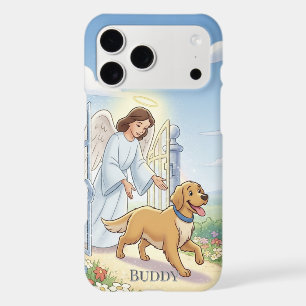 Forever Loved - Painterly Angel & Dog iPhone Case