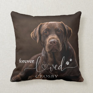 Forever Loved Pet Loss Memorial Cushion
