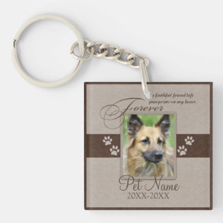 Forever Loved Pet Sympathy Key Ring